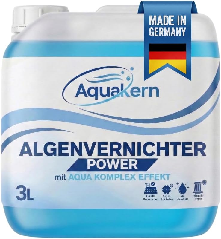 Algenvernichter Power 3-10L | mit AQUA KOMPLEX EFFEKT | Gegen grünes Poolwasser