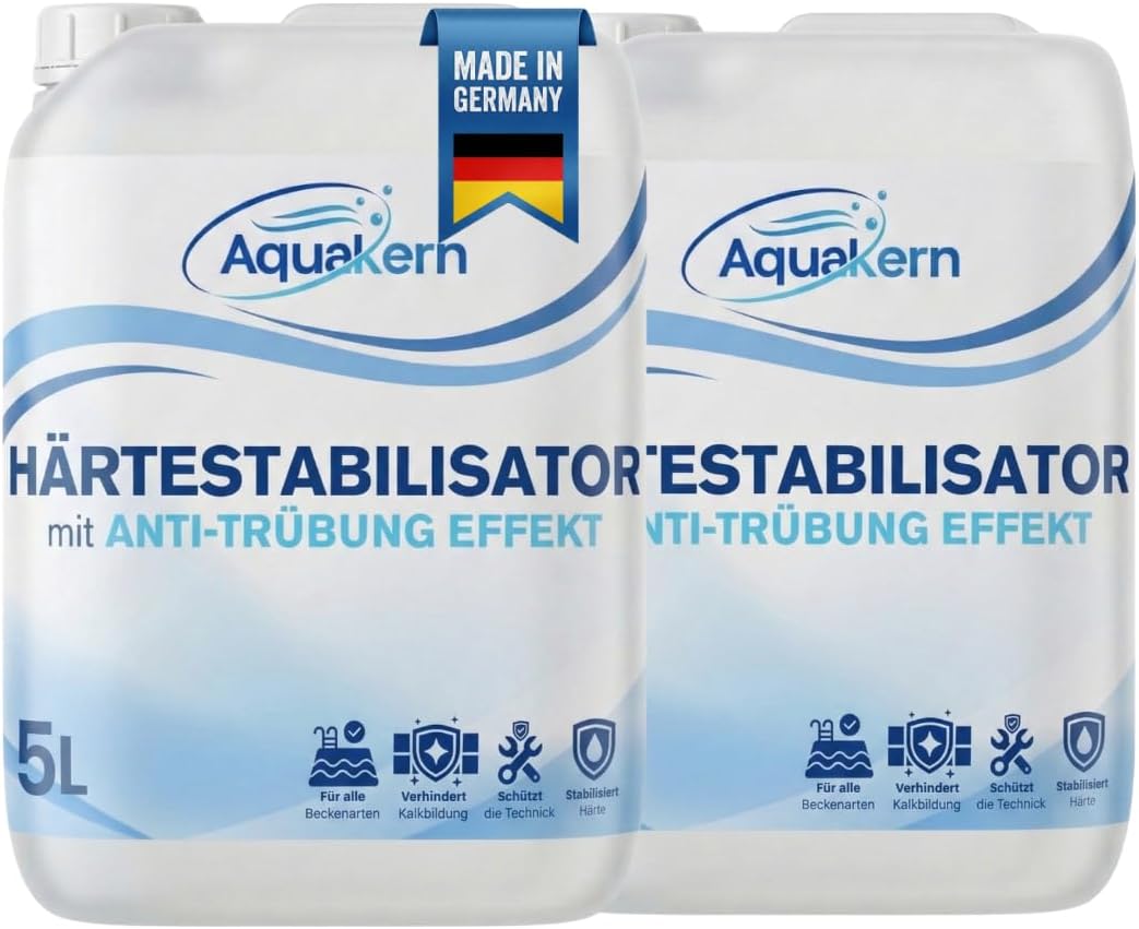 Härtestabilisator 3-10L | mit ANTI TRÜBUNGS EFFEKT | entfernt Kalkablagerungen im Pool