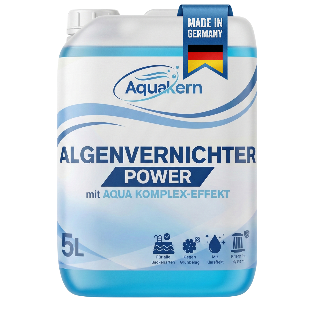 Algenvernichter Power 3-10L | mit AQUA KOMPLEX EFFEKT | Gegen grünes Poolwasser