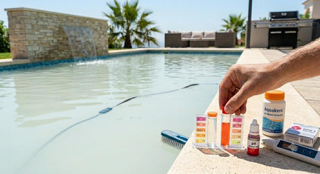 Trübes Poolwasser trotz Chlor –  Ursachen und Lösung mit Aquakern Poolchemie