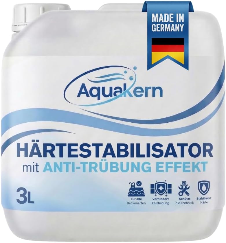 Härtestabilisator 3-10L | mit ANTI TRÜBUNGS EFFEKT | entfernt Kalkablagerungen im Pool
