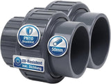 PVC-U Verschraubung mit beidseitige Klebemuffe 50 mm