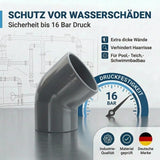 PVC Winkel 45 Grad 50mm 2er Set