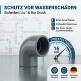 PVC Winkel 90 Grad 50mm 2er Set