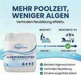 Algenvernichter 3-10 Liter | mit AQUA KLAR | gegen leichte Algenbildung