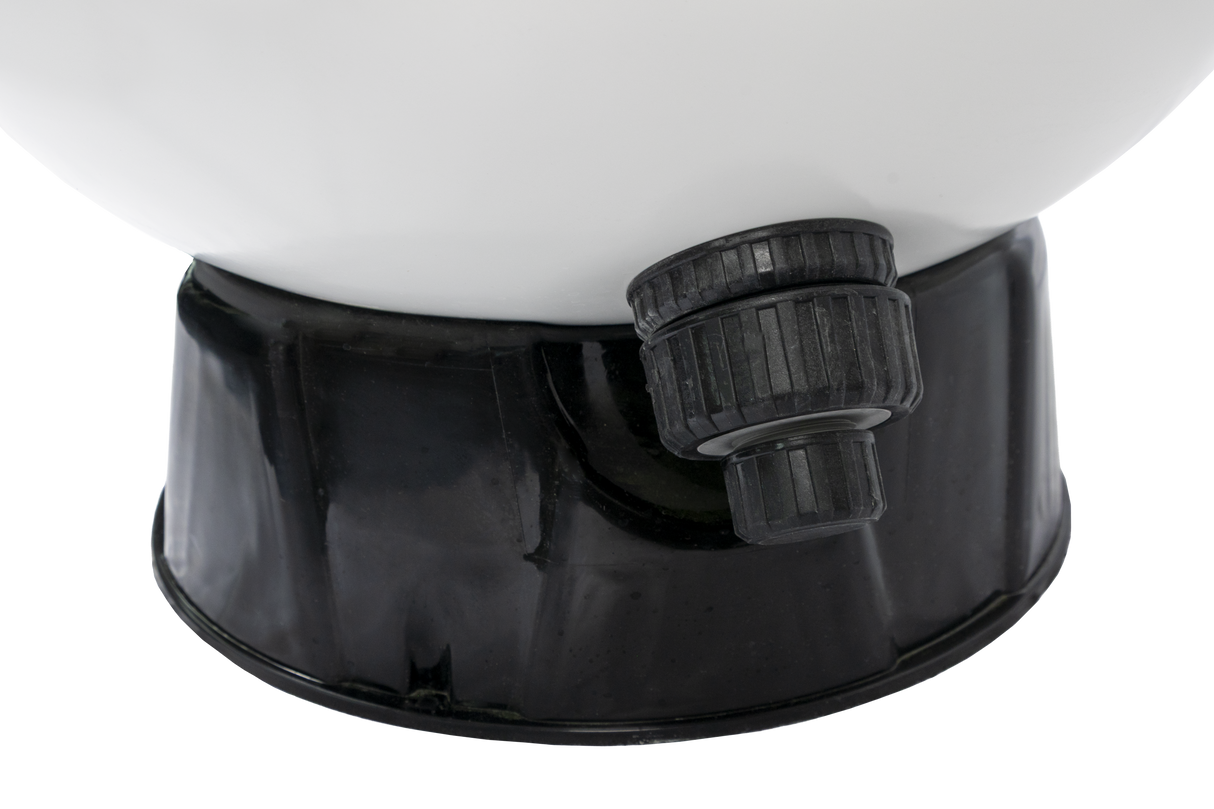 MIDA.Calypso GFK Filterbehälter mit manuellem 6-Wege-Ventil | Poolfilter 500–900 mm wählbar