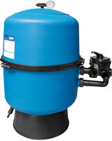 MIDA.Split Poolfilter mit 6-Wege-Ventil – geteiltes Gehäuse | UV-Schutz | 400–600 mm wählbar