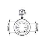 MIDA.Apollo GFK Filterbehälter mit manuellem 6-Wege-Ventil | Poolfilter 560–930 mm wählbar