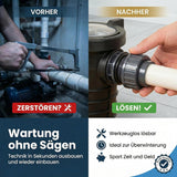 PVC-U Verschraubung mit O-Ring 50 mm x 1 1/2 Zoll Außengewinde