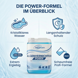Algenvernichter Power 3-10L | mit AQUA KOMPLEX EFFEKT | Gegen grünes Poolwasser