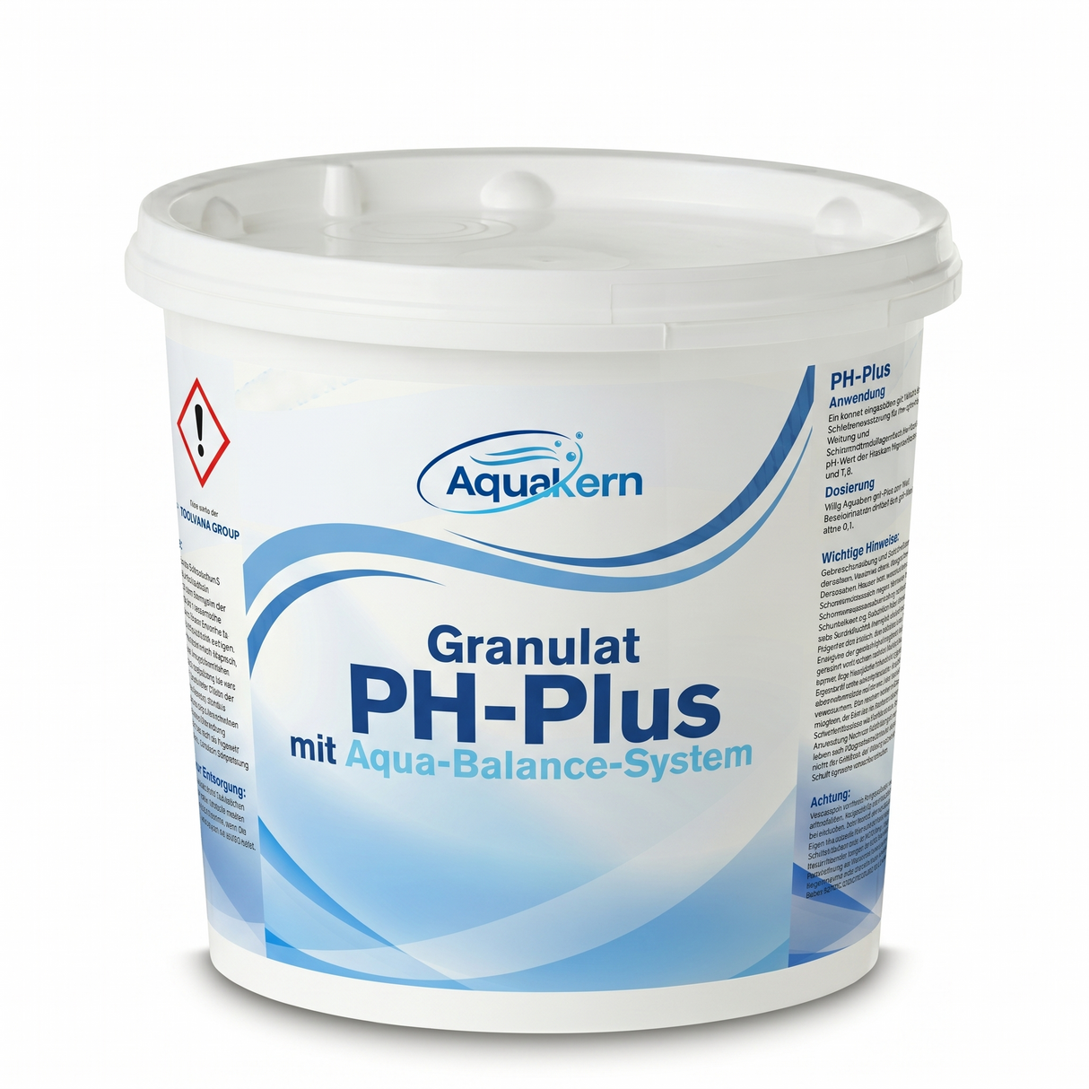 pH Plus Pool Granulat 3-5 KG – Aqua-Balance Formel | pH Heber für Pool & Whirlpool | Made in Europe