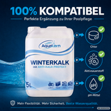 Aquakern Winterkalk – mit Kalk Komplex | Kalkschutz für die Pool-Überwinterung | verhindert Kalkränder & schützt die Technik | Made in Germany