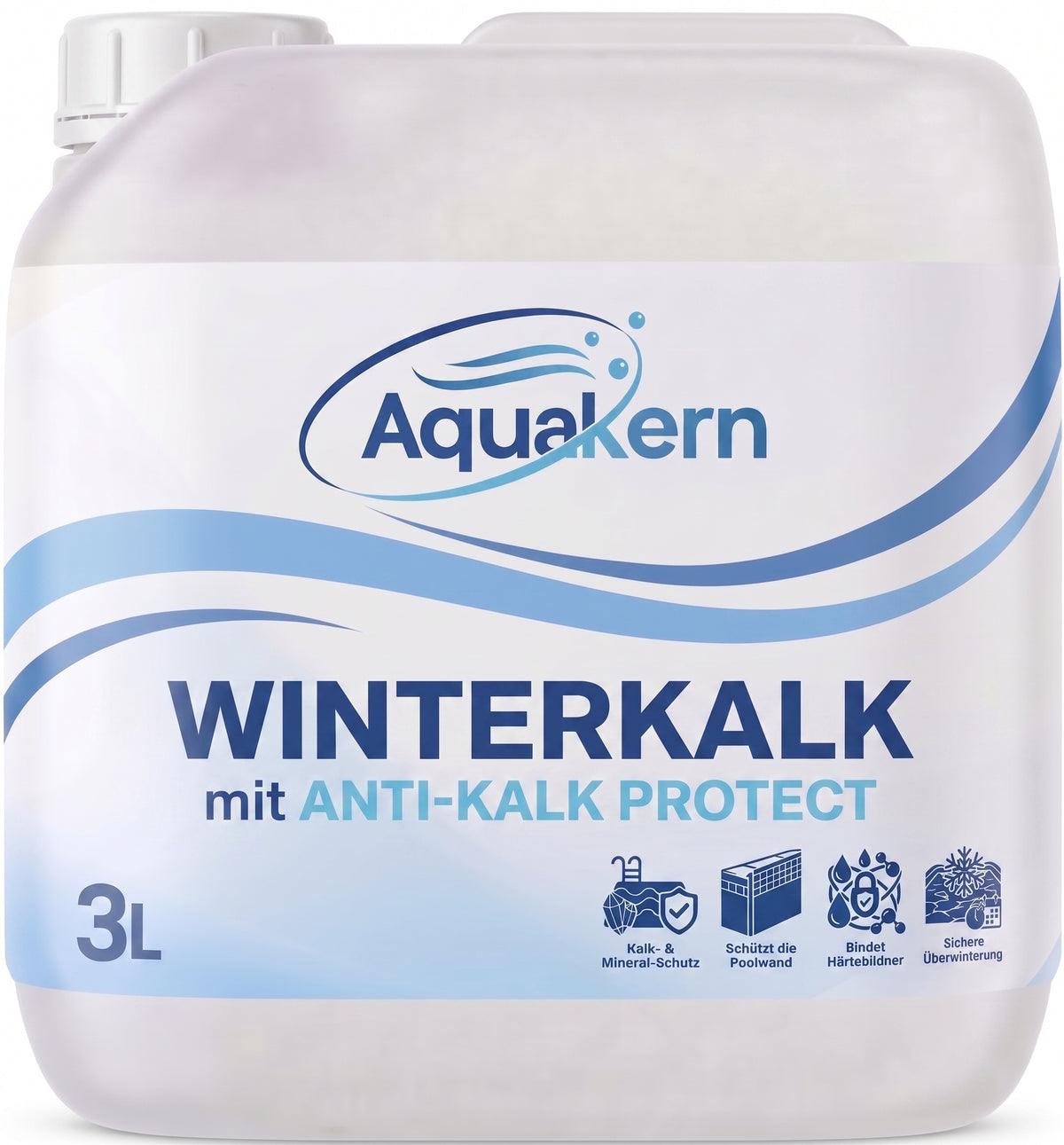 Aquakern Winterkalk – mit Kalk Komplex | Kalkschutz für die Pool-Überwinterung | verhindert Kalkränder & schützt die Technik | Made in Germany