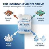 Metal-Ex gegen Eisen Rost Kupfer Metalle Kalk im Poolwasser